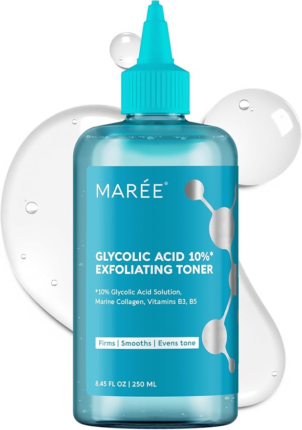 MAREE Toner Glycolic Acid Exfoliating Toner for Face Acido Glicolico para Manchas