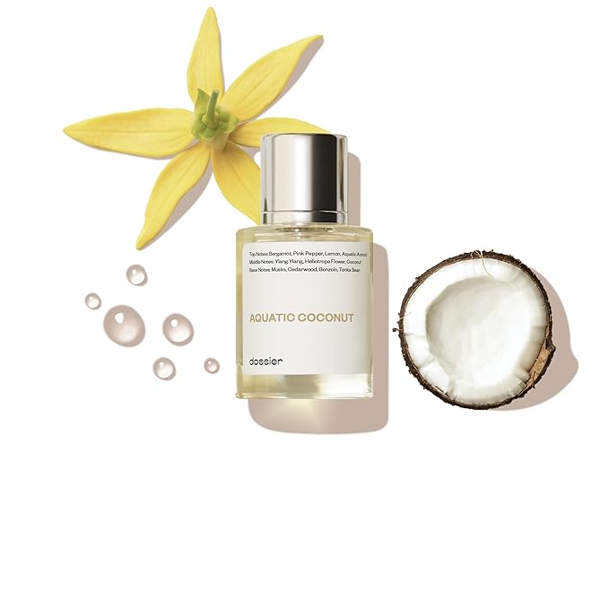 Dossier - Aquatic Coconut - Inspired by Beach Walk - Unisex EDP