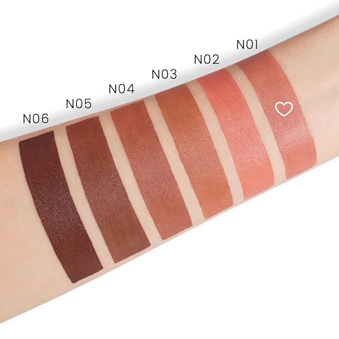 evpct 1Pcs Nude Beige Lipstick, Silky Velvet Matte Lipstick Pack Sets for Women, Long Lasting Smudge Proof Lipstick Lip Stain Makeup Kit matte lipsticks 24 hours original N01