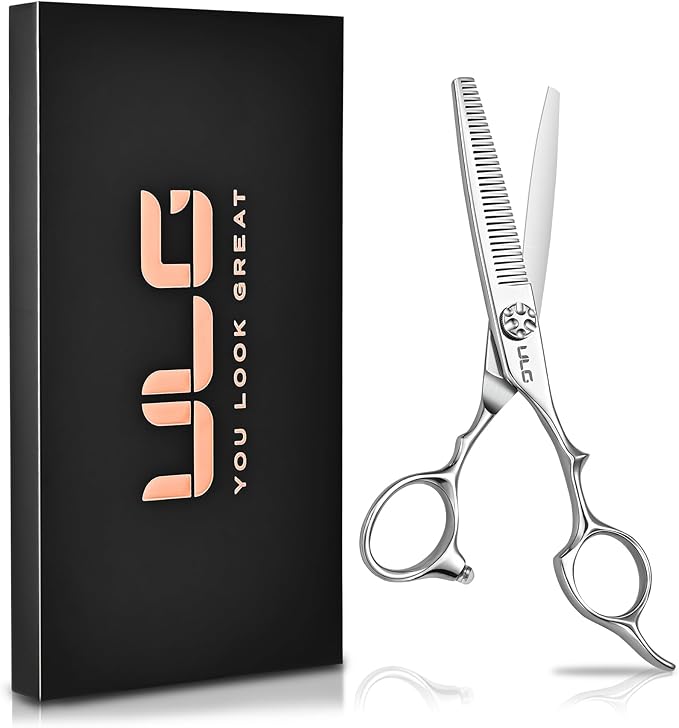 ULG Professional Hair Thinning Scissors 32-Teeth 440C Texturizing Shears