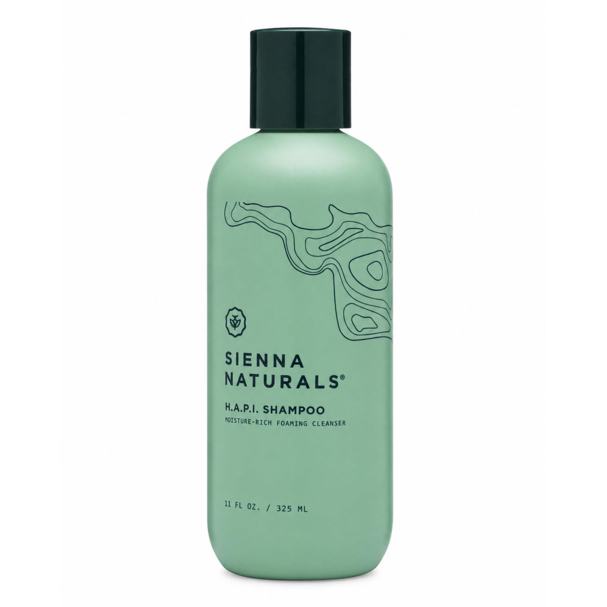 Sienna Naturals - HAPI Shampoo - Hydrating Cleanser - Vegan - 11 Fl Oz