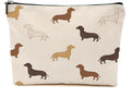 DHKG Dachshund Gifts Makeup Bag Weiner Dog Gifts for Women Girls Dog Lovers