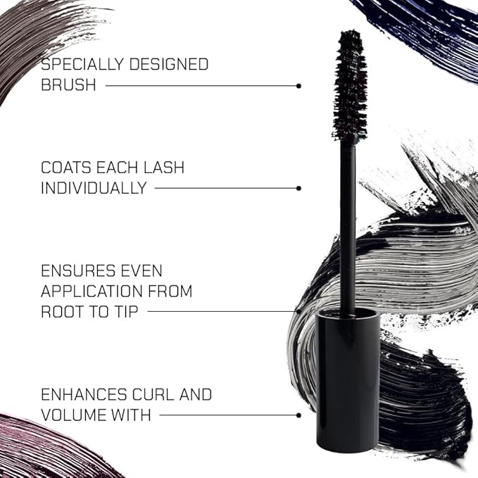 Radiant Professional Curl Mascara, Cruelty Free, 05 Midnight Blue