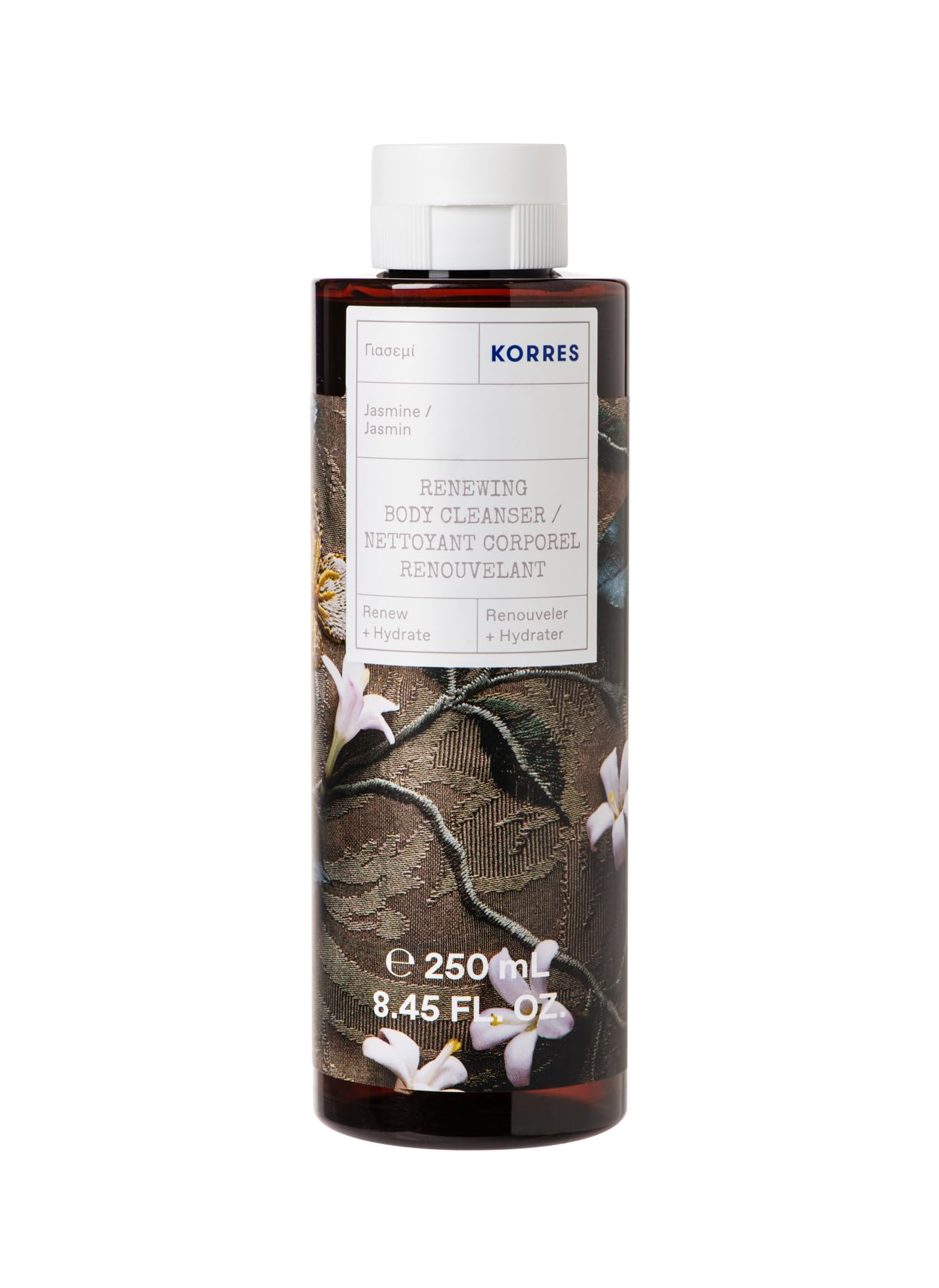 KORRES Renewing Body Cleanser, Jasmine Scented Body Wash, 8.45 Fl Oz