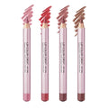 4 Colors Sculpting Matte Lip Liner Set,Mini High-Pigmented Long Lasting