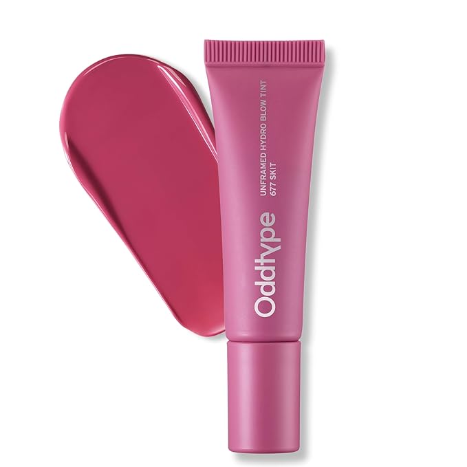 Oddtype Unframed Hydro Blow Tint – 677 Skit | Hydrating Gloss Lip Tint | 0.3 fl oz / 9 g | Korean Beauty