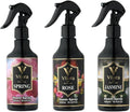 Vilara US Perfume Room Spray Freshener - Long-Lasting Luxury Scents - Room and Linen Spray for Bedding, Sheets, Fabric, Furniture for Aromatherapy - 10.14 fl oz (Multipack 3:Spring,Rose,Jasmine)