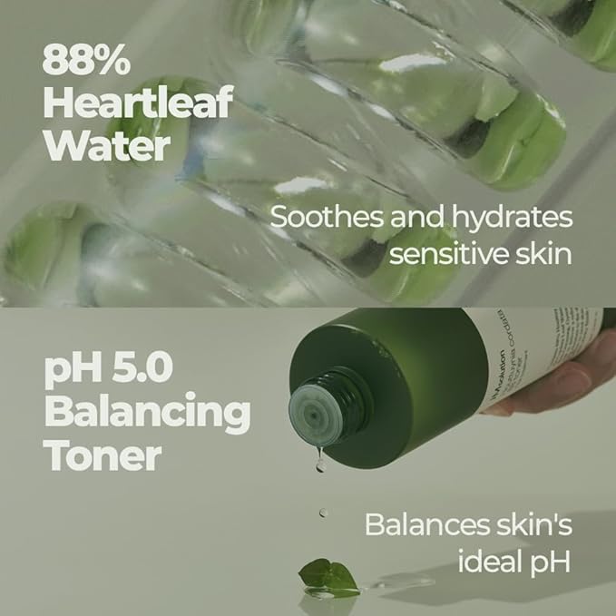 JMsolution Heartleaf 88 Toner (8.45 fl.oz.) | 88% Heartleaf Extract for Instant Soothing | Gentle Pore Care & Hydration | Hypoallergenic Face Toner | K-Beauty