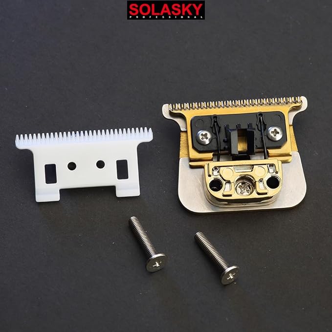 SOLASKY FX707 Replacement Trimmer Ceramic Blades Compatible with BaByL FX787 & FX726 Trimmer FX707Z Replacement Blades for BaByL Trimmer Blade