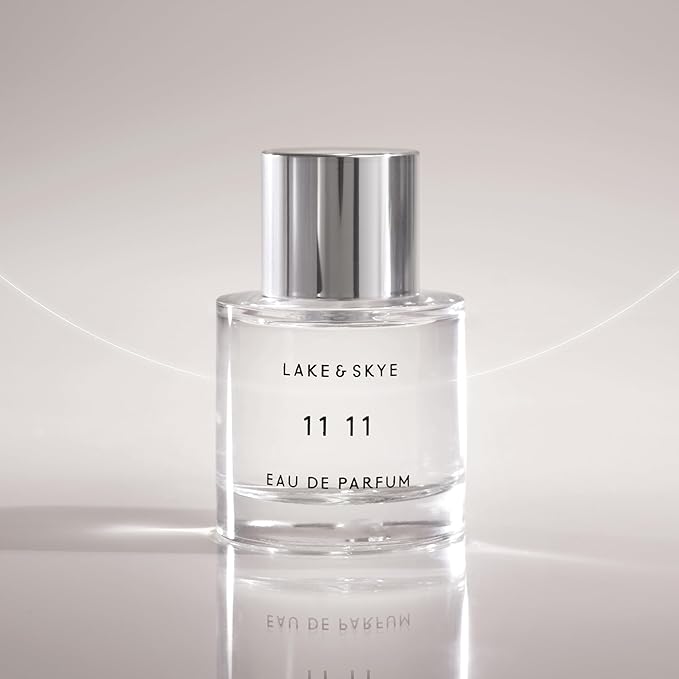 Lake & Skye 11 11 Eau de Parfum Spray - Clean Skin Musk, Amber, Vegan, Cruelty-Free - 1.7 fl oz (50mL)