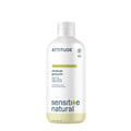 ATTITUDE Sensitive Skin Body & Face Wash, Unscented, 67.6 Fl Oz Refill