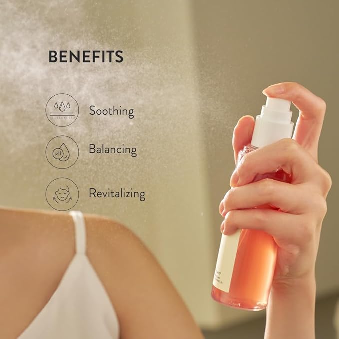 SIORIS Calming Face Mist Spray for Sensitive & Balanced Skin, Organic & Vegan Facial Mists with Omija Extract, 3-in-1 Toner Mist Serum for Calming Care, Oil Balance & Healthy Skin, 1.01 fl oz
