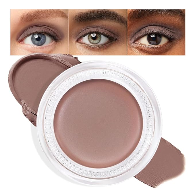 FeiCuiYun Single Cream Stone Matte Eyeshadow Palette Makeup, Natural Single Mini Instant Holographic Eyeshadow For Women, Sombras Crema Para Ojos, Talc, Paraben & Cruelty Free, 22