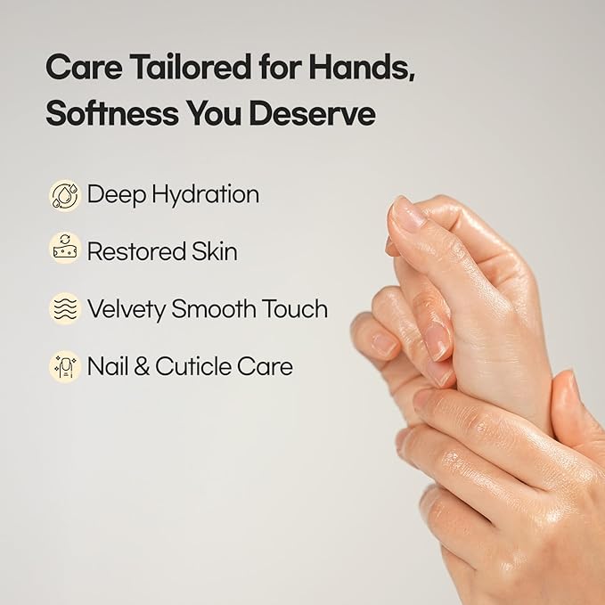 Epielle Moisturizing Hand Mask 6 Pairs, Soften with Sunflower Seed Oil & Vitamin E, Deep Moisturizing Gloves for Dry, Cracked Hands, Self Care Gifts for Women, Spa Kit