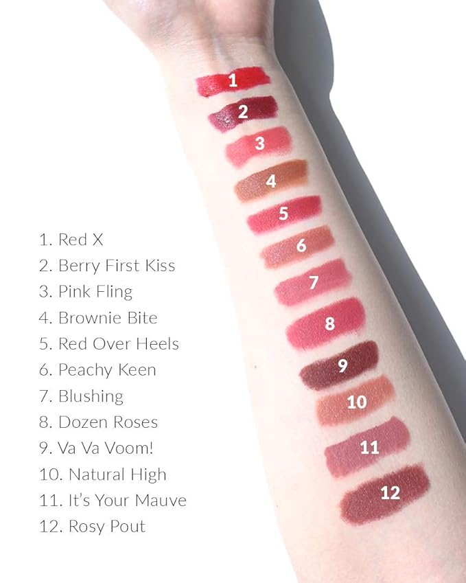VASANTI Matte Crush Lipstick Pencil (Peachy Keen) | Long-Lasting, Water-Resistant Lip Liner Pencil that Won’t Smudge | Highly Pigmented, Soft Matte Lip Pencil