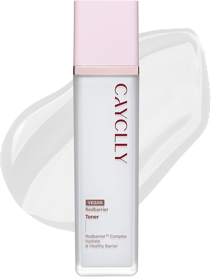 Cayclly Redbarrier Hydrating Toner | Vegan Face Toner with Peptides, Ceramide & Niacinamide for Skin Barrier Repair & Anti-Aging | Korean Skincare for Stressed, Sensitive & Dry Skin, 5.07 fl. oz.