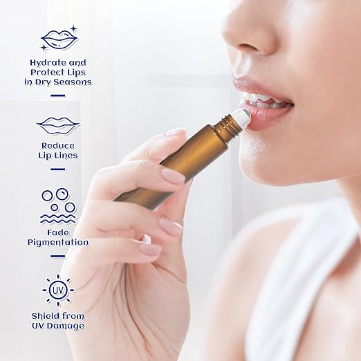 HIQILI Organic Rosehip Seed Oil Cold Pressed for Face Care & Hydrating Skin