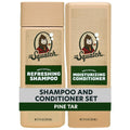Dr. Squatch Men's Natural Shampoo and Conditioner Set – Sulfate & Paraben Free Natural Shampoo and Conditioner for Men – Scalp Nourishing Formula – Pine Tar (11 fl oz, 2-Pack)