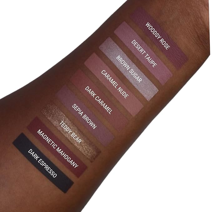 Aromi Matte Liquid Lipstick | Brown Nutmeg Lip Color, Long Wear, Transfer Proof, Paraben, Phthalate, + Gluten Free, Waterproof, Vegan (Dark Caramel)