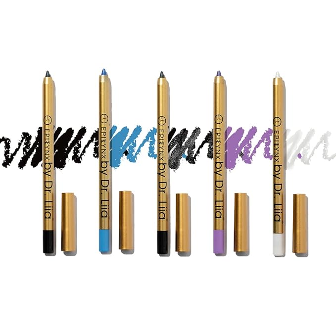 EPILYNX Waterproof Eyeliner Pencil Gift Set, Smudge-Proof Vegan, 1.2ml
