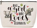 Elephant Makeup Bag Funny Animal Cosmetic Bag Elephant Gifts for Girls