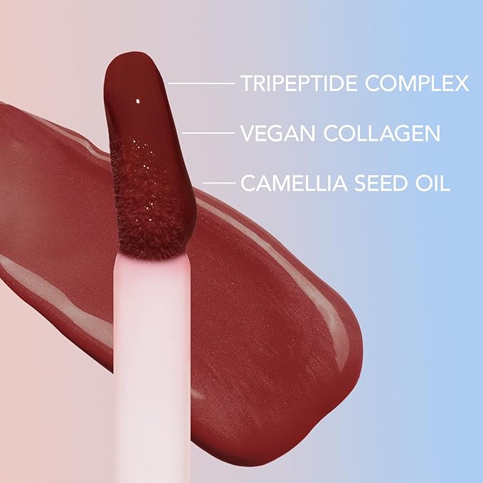 Sacheu Lip Elixir Hydrating Lip Gloss, Midnight Lychee