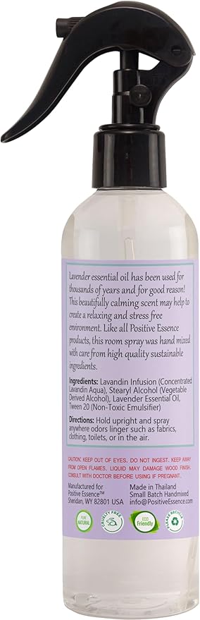 Lavender Room & Pillow Spray with Essential Oil, Linen Mist, 8.45 fl oz