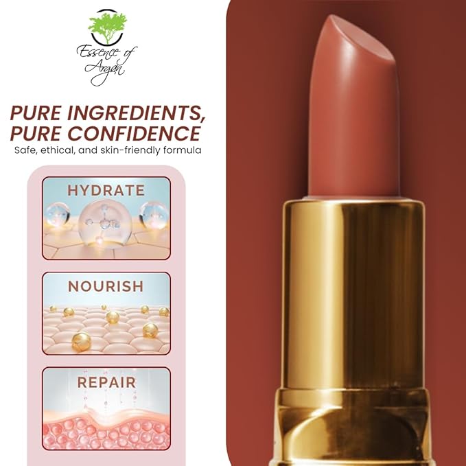Essence Of Argan Lipstick (Teaberry)