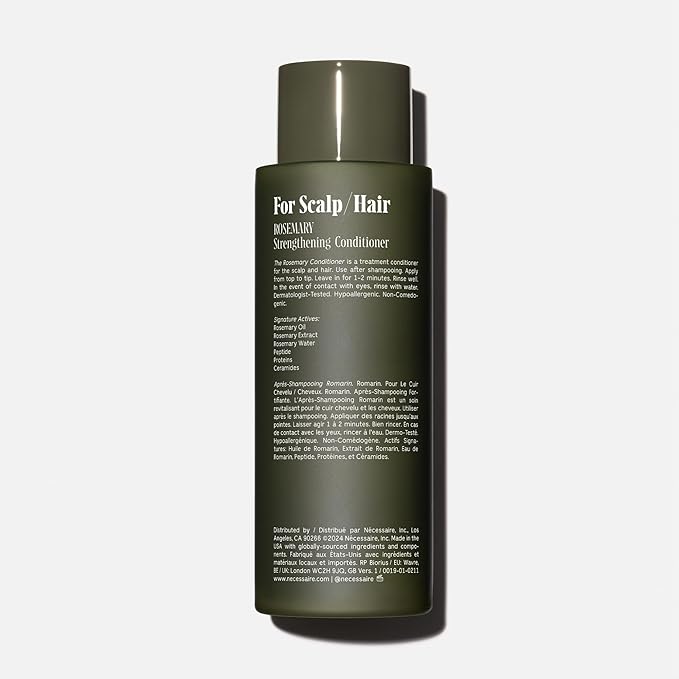 Nécessaire Rosemary Conditioner | Multi-Protein Strengthening Conditioner For Thinning Hair. For Women + Men. Good For All Hair Types/Textures. Free Of Sulfates. Color-Safe. 250 ml / 8.4 oz