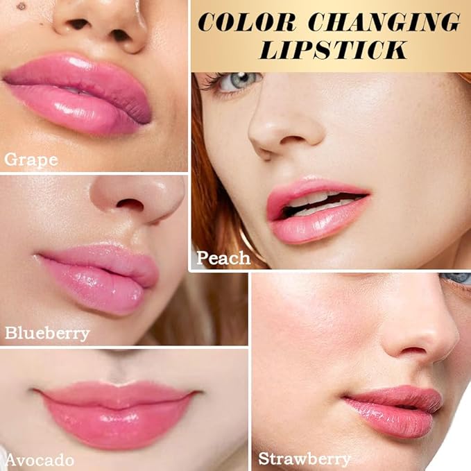PH Color Changing Lipstick, Magic Lipstick, Moisturizing Pink Lip stick