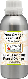 Greenwood Essential Pure Orange Essential Oil (Citrus sinensis) Steam Distilled 1250ml (42.2 oz)