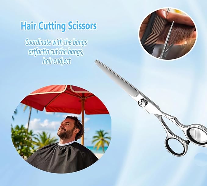 Xolaawa Professional Barber Hair Cutting Shears Salon Home Hair Cut