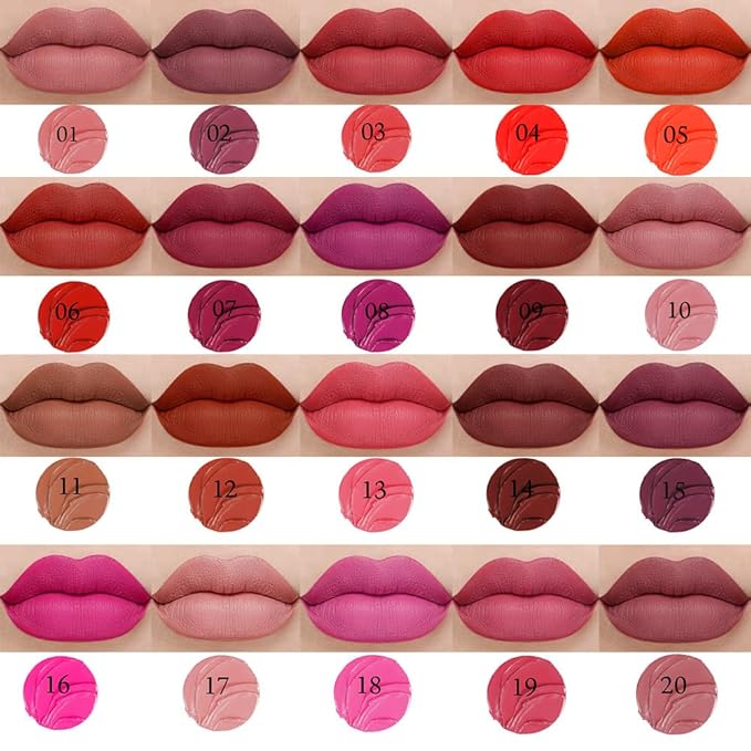 JUAAZIN Classical Red Matte Lip Liner Crayon with Sharpener - Waterproof Smudgeproof Long-Wear Lip Pencil, Creamy Pigmented Lip Crayon for Women, 12HR Stay Silky Velvet Lip Liner 06#