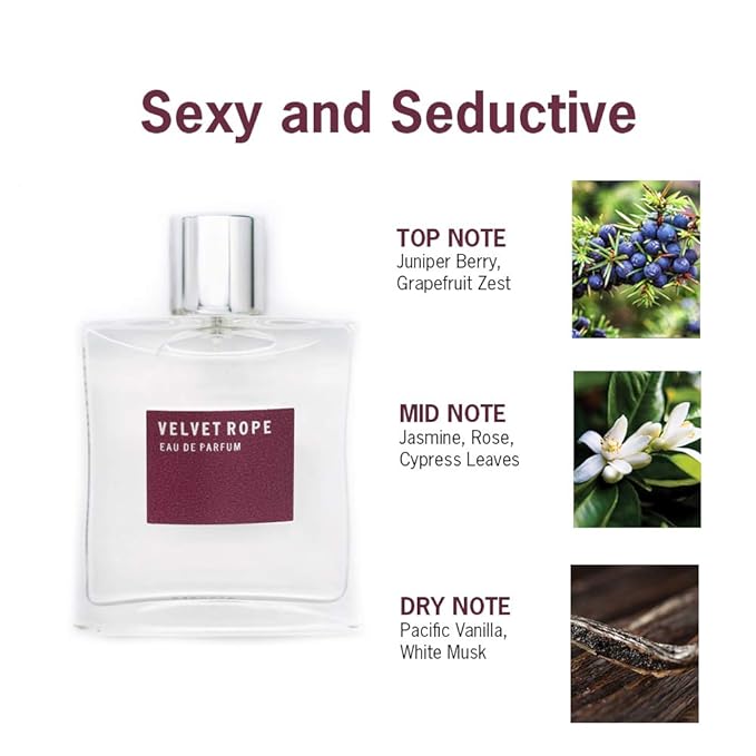 APOTHIA VELVET ROPE | Eau de Parfum | Vanilla, Jasmine, Grapefrut, White Musk | Clean, Long Lasting Amber Vanilla Perfume for Women | Non-Toxic, Cruelty Free Fragrance | 50 ml