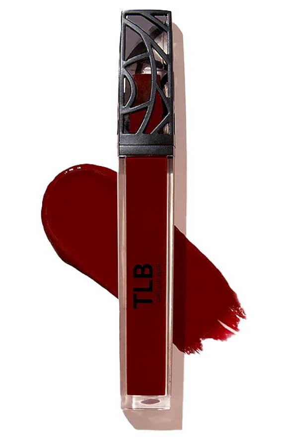 The Lip Bar - Lip Gloss, Vixen (Deep Red Opaque) - Gloss Up Color Rich - Smooth, Not Sticky Formula - Moisturizing Coconut Oil, Olive Oil, Argan Oil & Vitamin E - Vegan & Cruelty Free -.30 fl oz