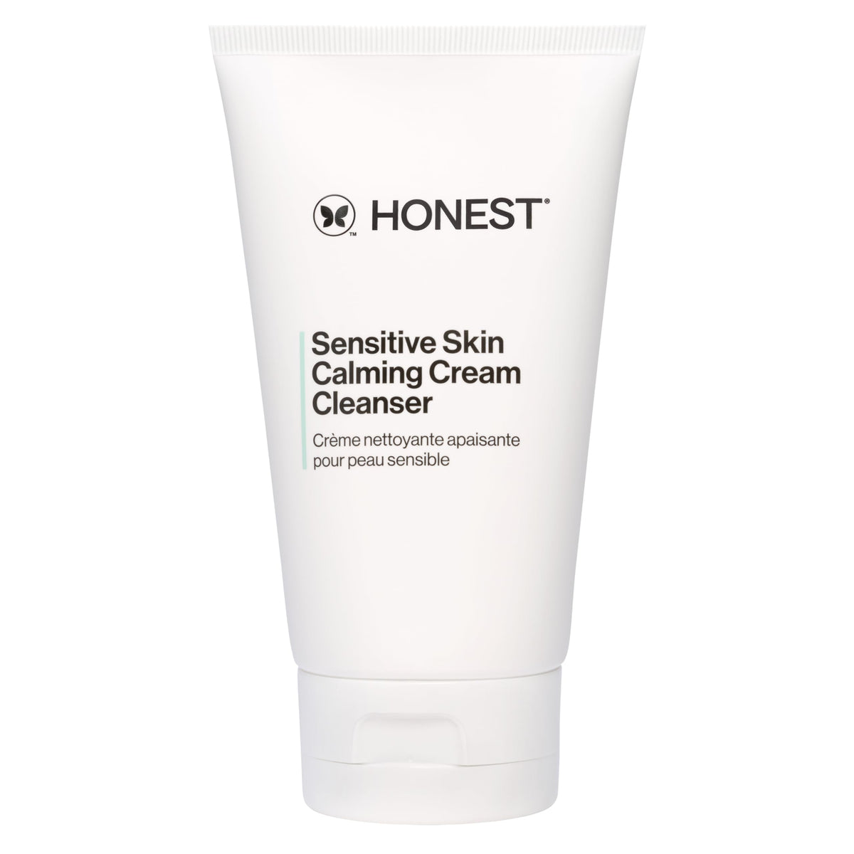 Honest Beauty Sensitive Skin Calming Cream Cleanser, Unscented, 4 fl oz