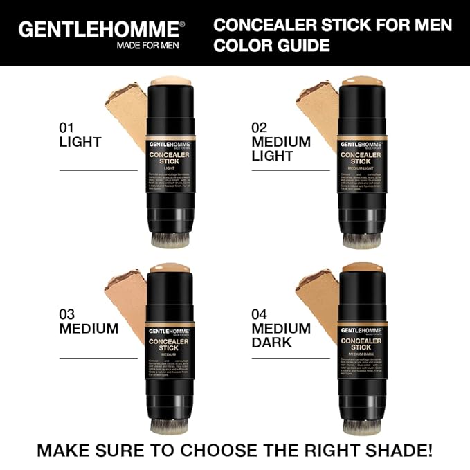 Gentlehomme - Concealer Stick for Men - Medium - 1 Stick