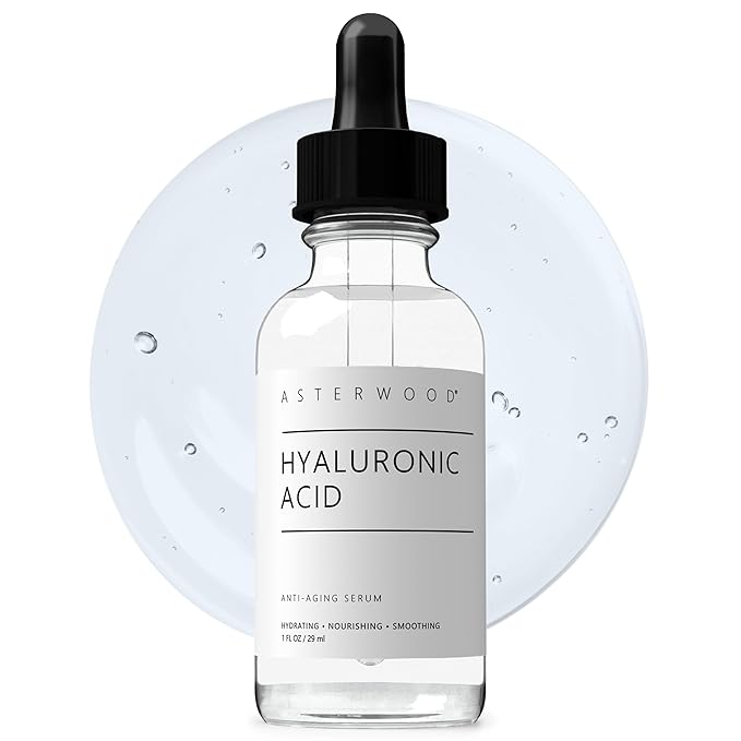 Asterwood Pure Hyaluronic Acid Serum for Face, Anti-Aging & Hydrating