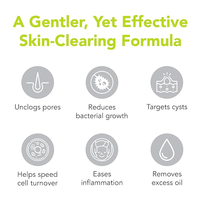 humane Benzoyl Peroxide Acne Face Wash - Non-Foaming - 5% Regular-Strength