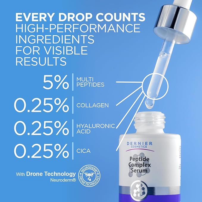 Dernier Peptide Face Serum, Collagen & Hyaluronic Acid, Firming Care