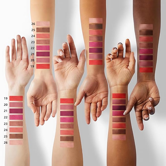 evpct Ruby Red Hot Lip Liner Crayon Pencils Set for Women, Matte Lip Stick Crayon Long Lasting, Lips Pencil Liner and Lipstick set, Lipliner Pencil 24 Hours Long Wearing Lipstick Built-in Sharpener