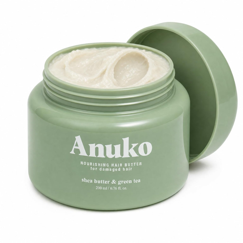 Anuko Hair Butter, Korean Hair Mask for Dry, Damaged Hair, 6.76 oz