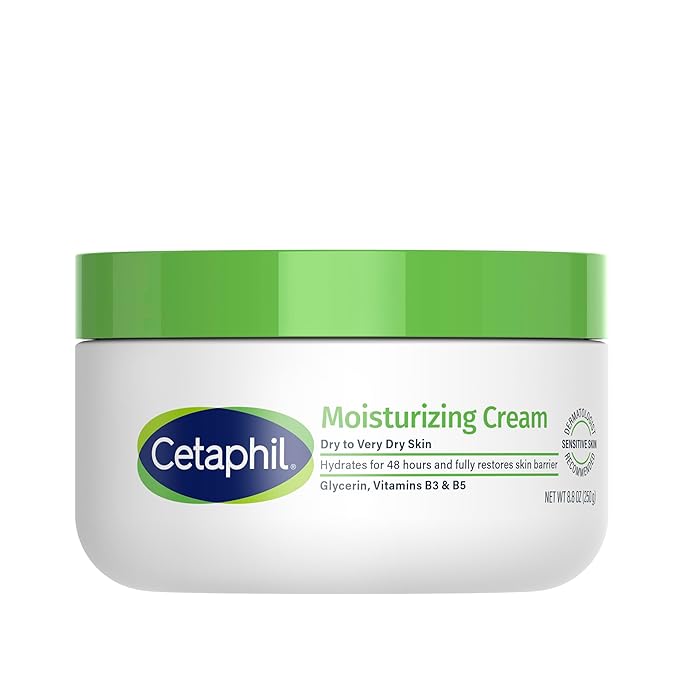 Cetaphil Moisturizing Cream, Face & Body, Sensitive Dry Skin, 8.8 oz
