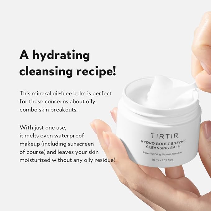 TIRTIR Hydro Boost Enzyme Cleansing Balm (1.69 Ounce (Pack of 1))