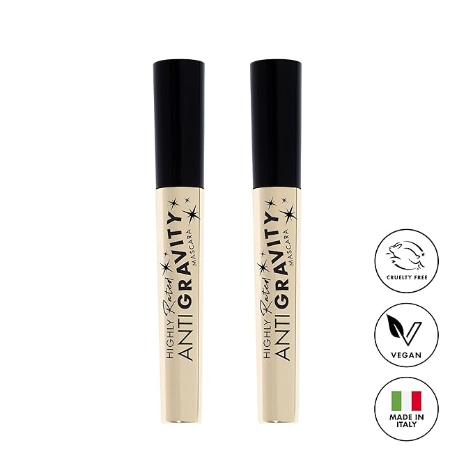 Milani Mascara Volume and Length, Highly Rated Anti Gravity - Black 2-Pack