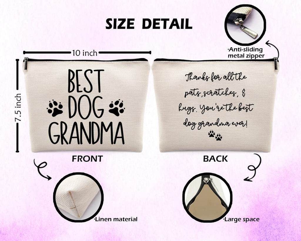Dwept Best Grandma Cosmetic Case, Toiletry Bag - Makeup Bag for Women