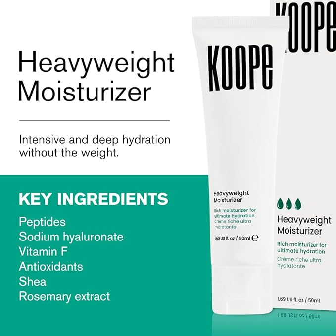 Koope Heavyweight Face Moisturizer, Hyaluronic Acid, 1.69 fl oz