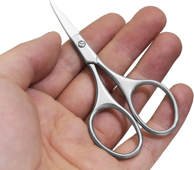 Motanar Multicolor Professional Grooming Scissors for Facial Hair Removal