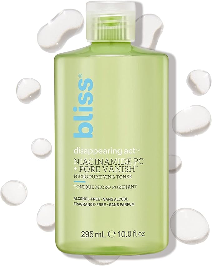 Bliss Disappearing Act Niacinamide Pore Toner - 10 Fl Oz - Soothing Formula