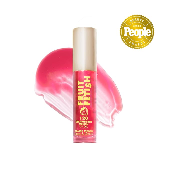 Milani Fruit Fetish Lip Oil, Tinted Hydrating Lip Gloss - Strawberry Melon